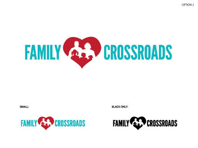 Family Crossroads Logo Option 2 logo wip work in process