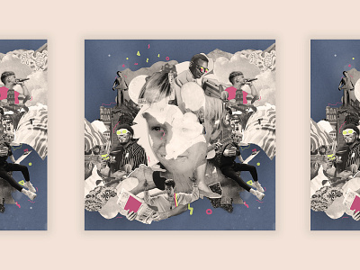 Vinyl Cover artist artwork collage collage art cover art cover artwork graphic design music