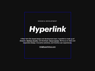 Hyperlink blue hyperlink