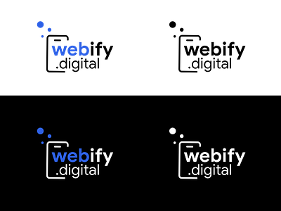 Logo for a web developer branding design logo