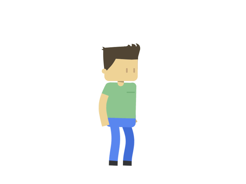 Lost and confused animated animation character confused gif lost motion graphic