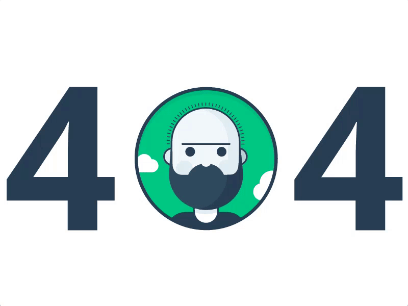 Animated 404 - Console 404 animated svg animation console error illustration