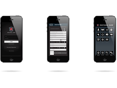 Emotional Game Mobile App mobile app ui ux