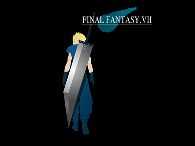 FFVII - Cloud cloud design ff7 final fantasy final fantasy 7 final fantasy vii illustration square enix