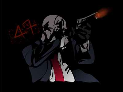 Agent 47 agent 47 assassin design hitman illustration