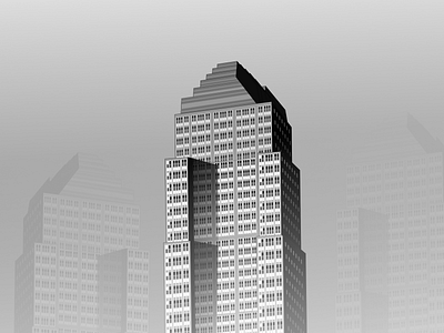 Gray City city design gray illustration