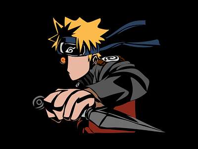Naruto anime design illustration naruto shadows