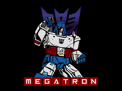 Megatron autobots decepticons design illustration megatron robot transformers
