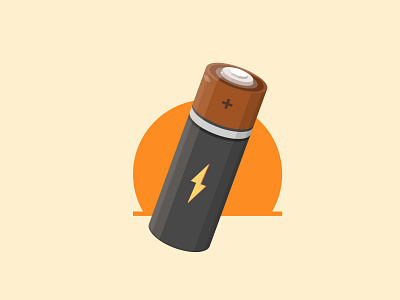Battery battery design illustration
