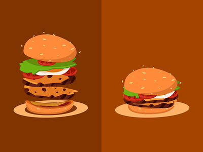 Hamburgers burger design food hamburger illustration