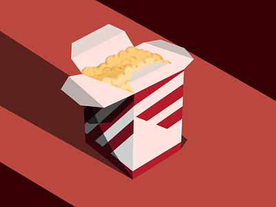 Popcorn design food illustration popcorn
