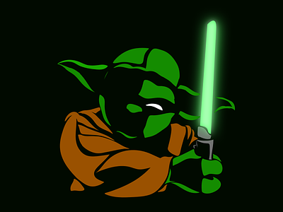 Yoda design illustration star wars yoda