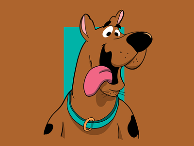 Scooby Doo cartoon design illustration scooby doo