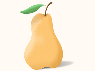 Pear design food fruit illustration pear