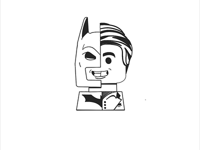 Inktober 26 - Ego batman design illustration inktober lego