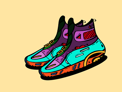 Rainbow Futures adidas design illustration kicks nike rainbow reebok shoes