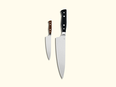 Knives blade design illustration kitchen knife knives
