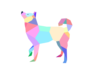 Yuna animal design dog dogs illustration jindo