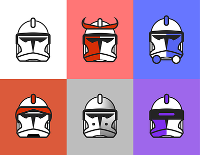 Storm Trooper Helmet Variations empire helmets space star wars stormtrooper troopers