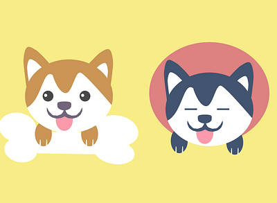 Inktober 2019 - Day 6 - Husky cute design dogs husky inktober inktober2019