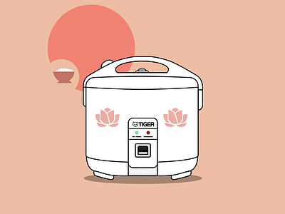 Tiger Rice Cooker designs, themes, templates and downloadable graphic  elements on Dribbble