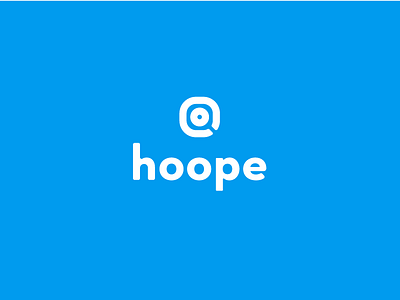Hoope Logo blue branding hoope logo