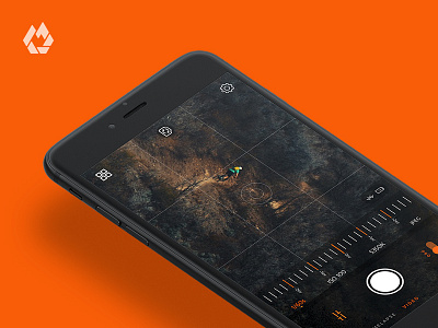 Inmotion Smart iOS app camera inmotion ios orange photo slider timelapse ui