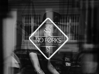 No Forks food grill lithuania logo mexican noforks restaurant vilnius