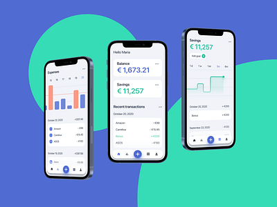 Budgeting app app design budget design finance mobile ui user interface ux