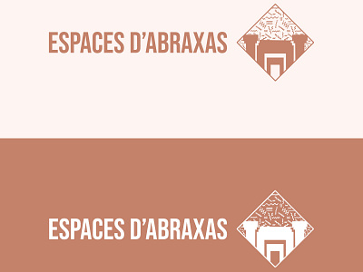 Logo Espace d'abraxas branding design icon logo typography