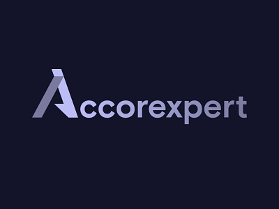 Logo Accorexpert branding design logo typography