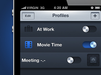 profiles... blue dark ios iphone smooth