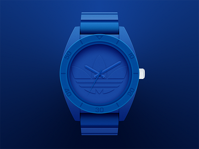 Adidas Watch adidas blue watch