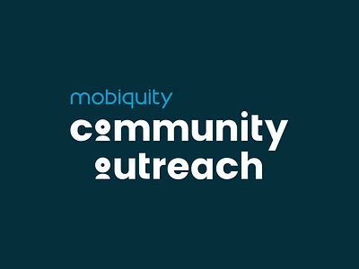 Community Outreach Logo branding clean logo community community logo community outreach csr design graphic design illustrator logo logo design logodesign logos mobiquity outreach ux vector volunteer volunteering