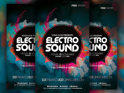 Electro Sound Flyer electro flyer sound