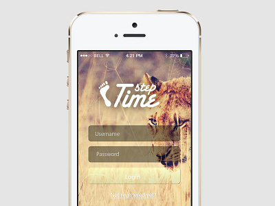 StepTime App Mockup test