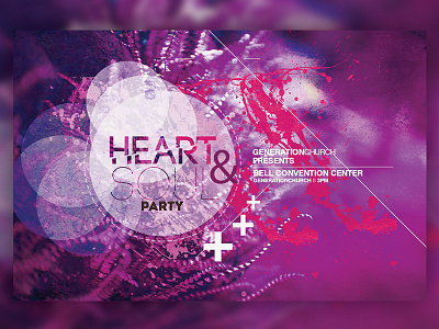 Heart & Soul Party for Generation Church flyer