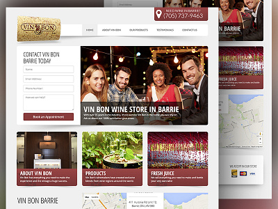 Vin Bon Microsite