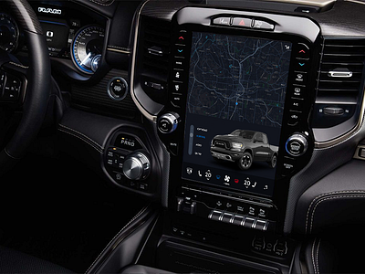 Dodge Ram Uconnect interface concept