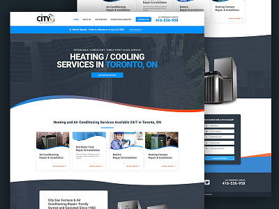 HVAC Company Website