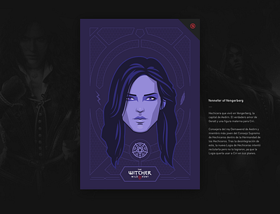 Yennefer / The Witcher III: Wild Hunt art artwork cartoon character character character design draw illustration the witcher videogame wild hunt