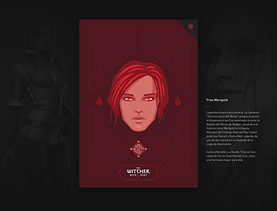 Triss / The Witcher III: Wild Hunt art artwork cartoon character character character design draw illustration the witcher videogame wild hunt