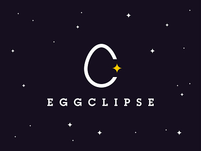 Eggclipse - brunch bar logo design branding breakfast brunch eclipse egg eggs illustration illustrator logo logo design logodesign restaurant solar eclipse vector