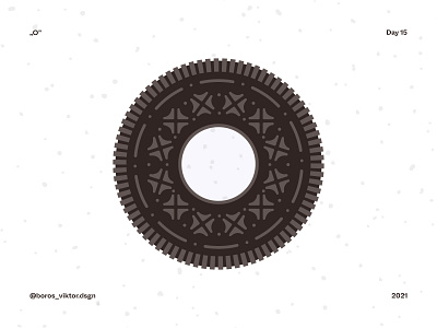 36 days of type: letter "o" 36 days 36 days of type 36 days of type lettering 36days o 36daysoftype cookie cookies graphic graphic design illustration illustrator letter lettering o letter oreo oreos typo typography typography art