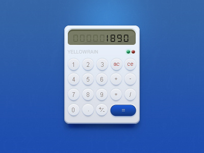 Calculator blue calculator practice
