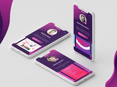 Job Search App design headphones landing page music ui user interface ux web website