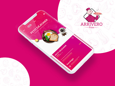 Arrivero Food APP design headphones landing page music ui user interface ux web website