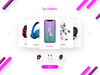 Products List artwork design landing page phone product ui user experience user interface ux website