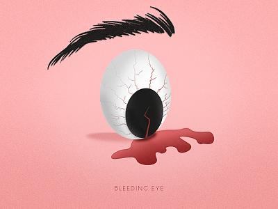 Bleeding Eye artwork cartoon design gaming landing page ui user experience user interface ux website