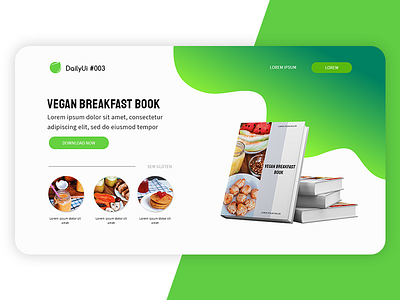 Dailyui -#003 Landing Page